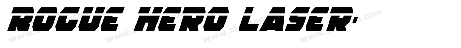 Rogue Hero Laser字体转换